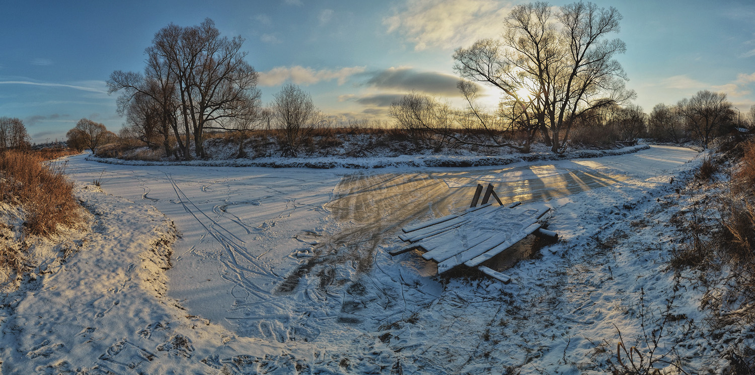 Фото-Тула. Сергей Кочергин. О том, где катаются лыжники, когда очень холодно и мало снега