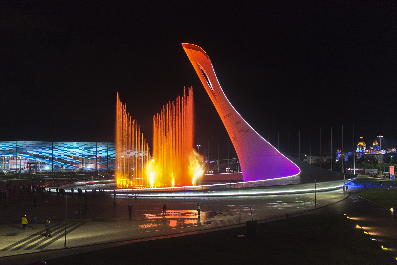 Поющие фонтаны Сочи Олимпийский парк