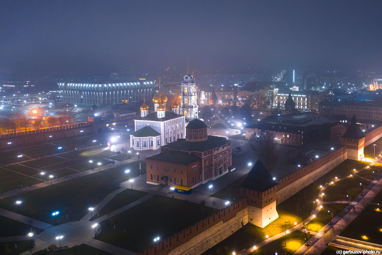Тульский Кремль ночью