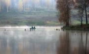Фото-Тула. Валерий Маглена. И на Новом озере, ставят сети .