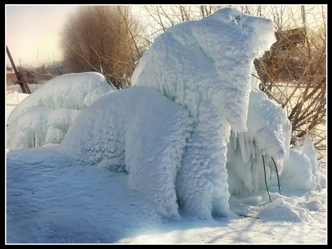 Фото-Тула. Александр Ал. Ледяные скульптуры,создано природой.