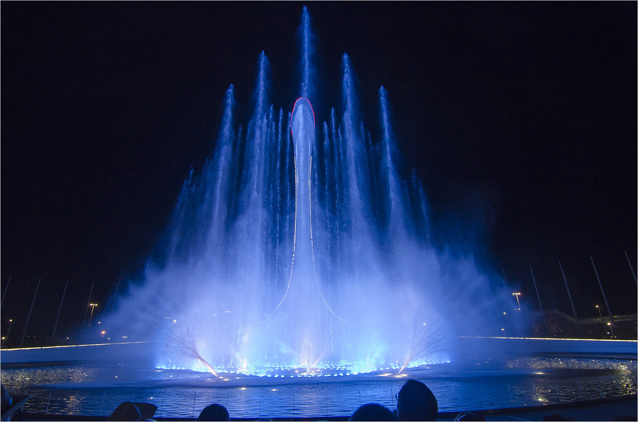 Расписание фонтанов в олимпийском парке 2024