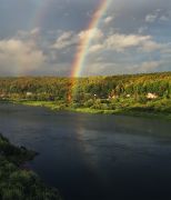 Фото-Тула. Александр Куликов. В реку радуга смотрелась...